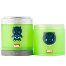 BlenderBottle Storage Container Whiskware Snack Container Black Panther 3-Pack