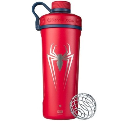 BlenderBottle Drinking Bottle Marvel Radian Thermo Stainless Steel (robust, double-walled insulation) 770ml Spider Man