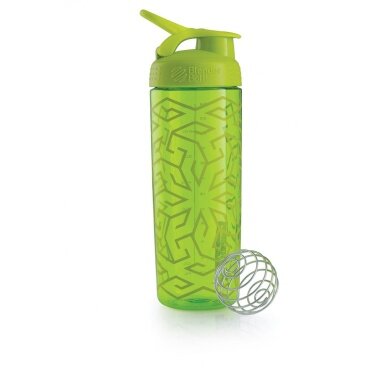 BlenderBottle Drink Bottle SportMixer Signature Sleek 820ml lime