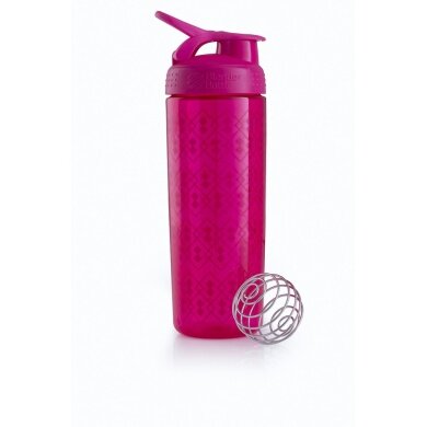 BlenderBottle Drink Bottle SportMixer Signature Sleek 820ml pink