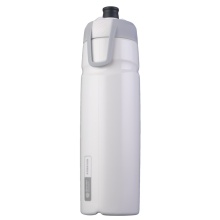 BlenderBottle Sports Bottle Halex (easily accessible, wide opening, squeeze function) 940ml white