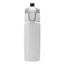 BlenderBottle Sports Bottle Halex (easily accessible, wide opening, squeeze function) 940ml white