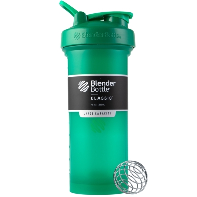 BlenderBottle Pro45 Water Bottle (extra large opening) 1300ml Emerald green