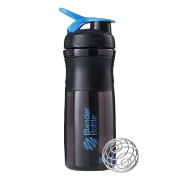 BlenderBottle Sports Mixer Grip 820ml black/cyan blue