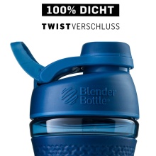 BlenderBottle Sports Mixer Twist 590ml navy blue