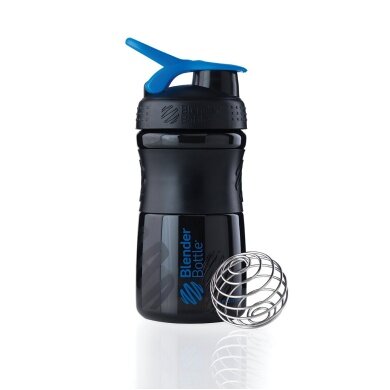 BlenderBottle Sports Mixer Grip 590ml black/blue