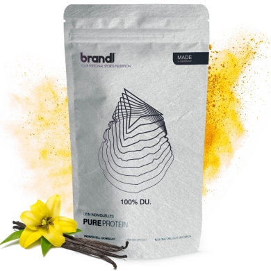 Brandl Protein Powder Pure Protein Vanilla 1000g Zip Bag