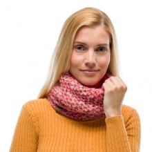 Buff Multifunctional Scarf (Neck Warmer) Knit and Polar Margo Pink Women