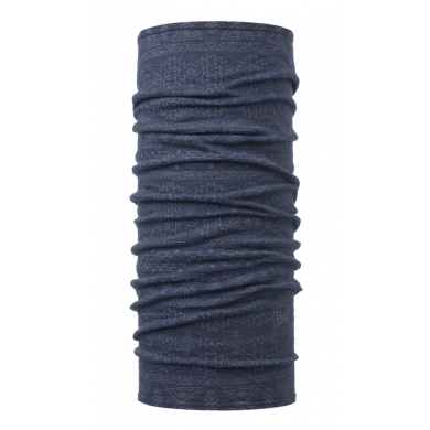 Buff Multifunctional Merino Wool Lightweight EDGY denim blue Men/Women