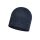 Buff Beanie Midweight Merino Wool navy blue melange