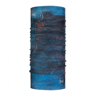 Buff Multifunctional Scarf CoolNet UV+ (cooling effect) Camino de Santiago Peninsula denim blue