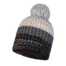 Buff Hat (Pom Pom) Knit & Polar Alina grey