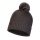 Buff Hat (Pom Pom) Knit & Polar Raisa dark grey