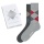 Burlington Daily Sock Crew Basic 2-Pack Gift Box light grey/dark grey Men - 2 Pairs