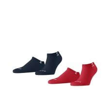 Burlington Daily Sock Sneaker Everyday navy blue/red Men - 2 Pairs