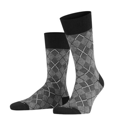 Burlington Daily Sock Crew Carrington black Men - 1 Pair