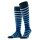 Burlington Knee Socks Blackpool (Block Stripes) Navy Blue Men - 1 Pair