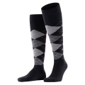 Burlington Knee Socks Edinburgh (Argyle Pattern) black Men - 1 Pair