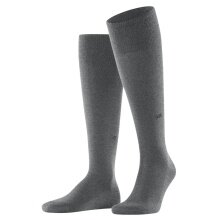 Burlington Knee Socks Leeds 2024 (climate-regulating) dark grey Men's - 1 pair