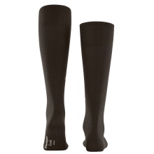 Burlington Knee Socks Leeds 2024 (climate-regulating) dark brown Men's - 1 pair