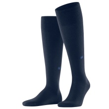 Burlington Knee Socks Leeds 2024 (climate-regulating) royal blue Men's - 1 Pair