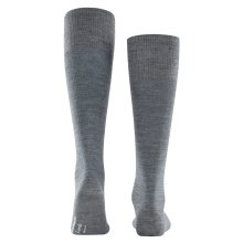 Burlington Knee Socks Leeds (climate-regulating and comfortable) dark grey Men - 1 Pair