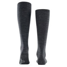 Burlington Knee Socks Leeds (climate-regulating and comfortable) anthracite grey Men - 1 Pair