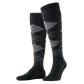 Burlington Knee Socks Manchester (Argyle Pattern) black Men - 1 Pair