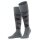 Burlington Knee Socks Preston (Argyle Pattern) Light Grey Men - 1 Pair