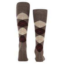 Burlington Knee Socks Preston (Argyle Pattern) brown Men - 1 Pair