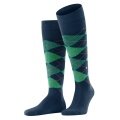 Burlington Knee Socks Preston (Argyle Pattern) navy blue Men - 1 Pair