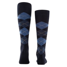 Burlington Knee Socks Preston (Argyle Pattern) darknavy Men - 1 Pair