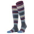 Burlington Knee Socks Stripe (Striped pattern with contrasting stripes) navy blue Men - 1 pair