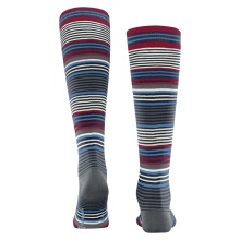 Burlington Knee Socks Stripe (Striped pattern with contrasting stripes) navy blue Men - 1 pair