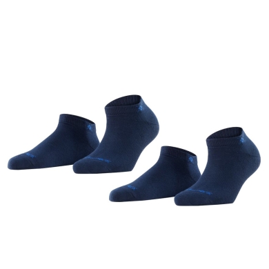 Burlington Daily Sock Sneaker Everyday Navy Blue Women - 2 Pairs