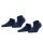 Burlington Daily Sock Sneaker Everyday Navy Blue Women - 2 Pairs