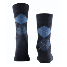 Burlington Daily Sock Preston (soft material quality) navy blue Men - 1 pair