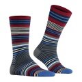 Burlington Daily Sock Stripe navy/grey Men - 1 Pair