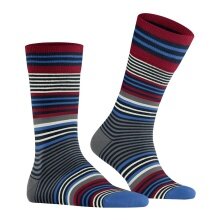 Burlington Daily Sock Stripe navy/grey Men - 1 Pair