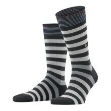 Burlington Daily Sock Blackpool New (Block Stripes) black/multicoloured Men - 1 Pair