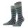 Burlington Daily Sock Blackpool New (Block Stripes) dark grey/multicoloured Men - 1 Pair