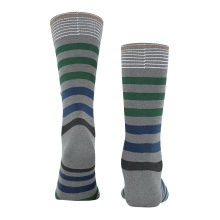 Burlington Daily Sock Blackpool New (Block Stripes) dark grey/multicoloured Men - 1 Pair