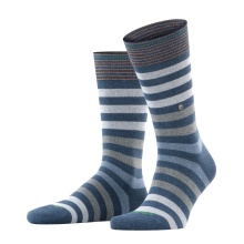 Burlington Daily Sock Blackpool New (block stripes) dark blue/multicoloured Men - 1 Pair