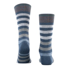 Burlington Daily Sock Blackpool New (block stripes) dark blue/multicoloured Men - 1 Pair