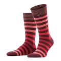 Burlington Daily Sock Blackpool New (Block Stripes) coral/red/multicoloured Men - 1 Pair