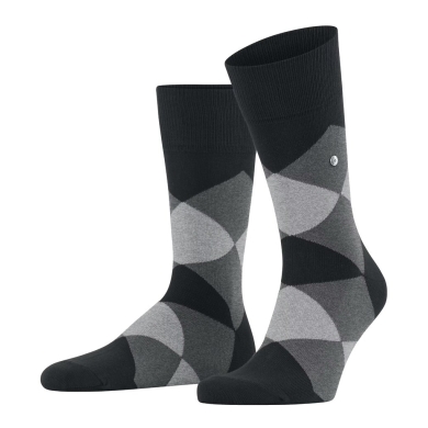 Burlington Daily Sock Clyde (highest wearing comfort) black Men - 1 Pair