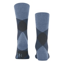 Burlington Daily Sock Clyde (highest wearing comfort) denim blue Men - 1 Pair