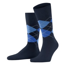 Burlington Daily Sock Crew Basic 2-Pack Gift Box Dark Blue/Royal Blue Men - 2 Pairs