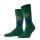 Burlington Daily Sock Crew King SO (Argyle Pattern) #23 dark green Men - 1 Pair