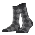 Burlington Daily Sock Dalston (Argyle Pattern) black Women - 1 Pair